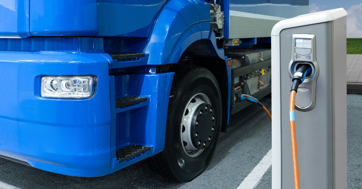 Electric-truck-charging